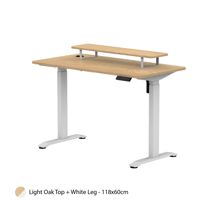 Height adjustable table - 118x60cm