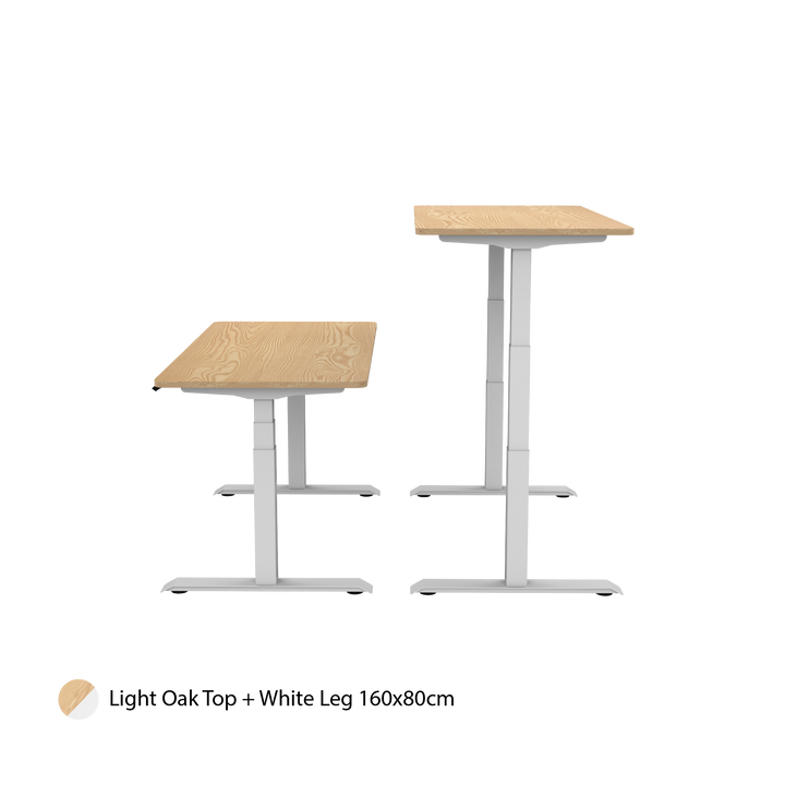 Height adjustable table - 160x80cm