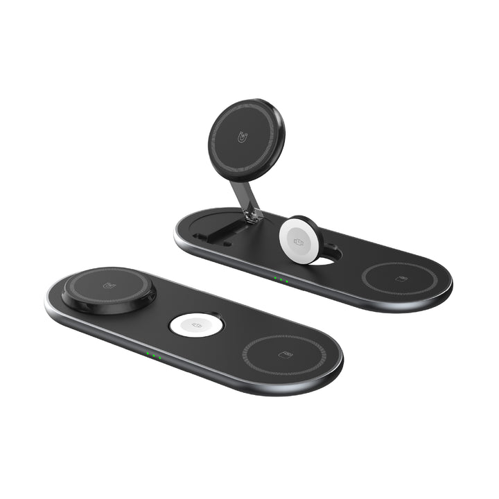 Wireless charging dock CX05 for iPhone and Apple Watch – black version in Lebanon