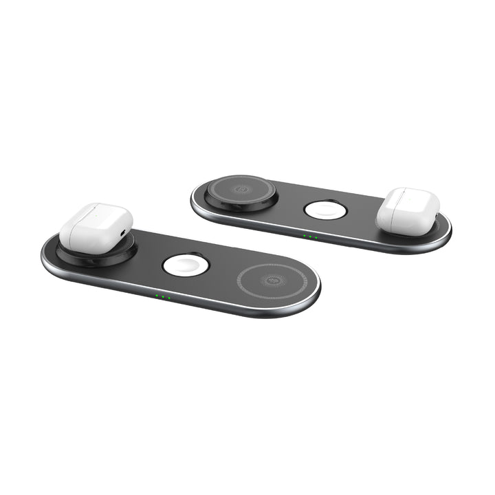 Wireless charging dock CX05 for iPhone and Apple Watch – black version in Lebanon