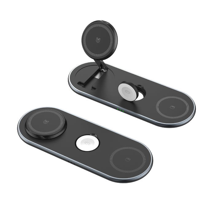 Wireless charging dock CX05 for iPhone and Apple Watch – black version in Lebanon