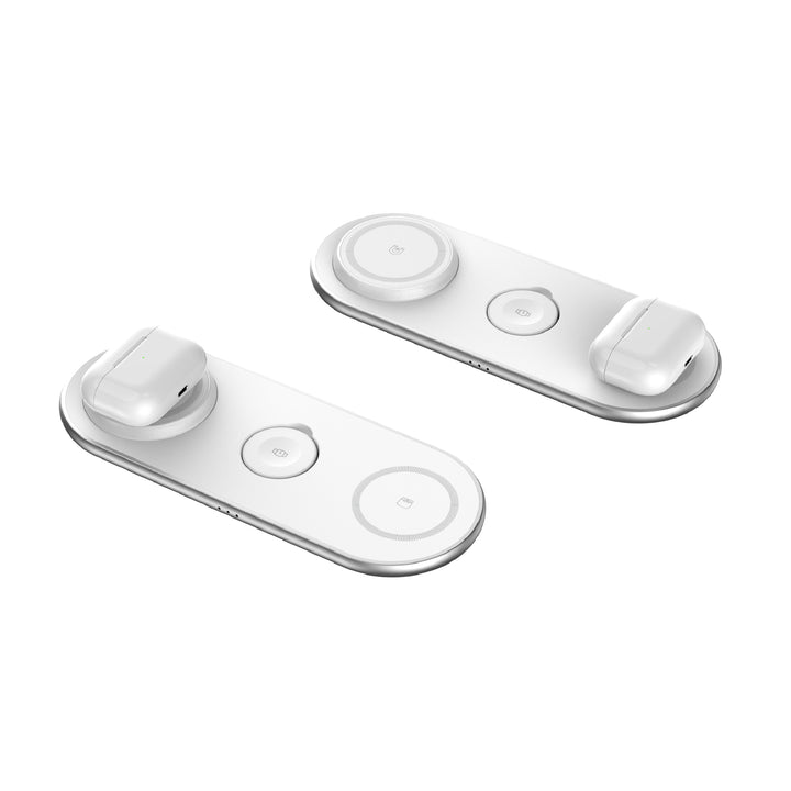 Wireless charging dock CX05 for iPhone and Apple Watch – white version in Lebanon