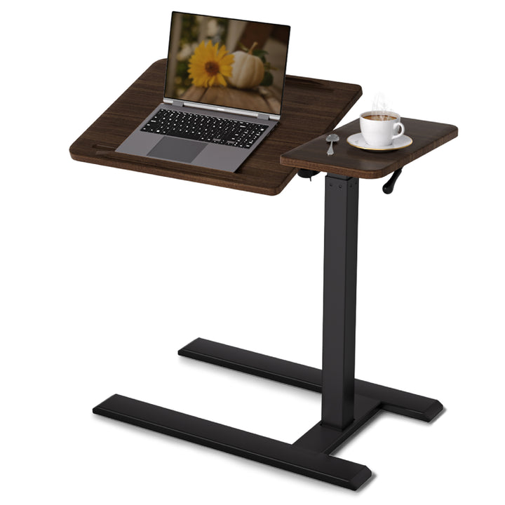 Adjustable Minimalist Desk – Space-Saving Flip Design with H-Shaped Legs