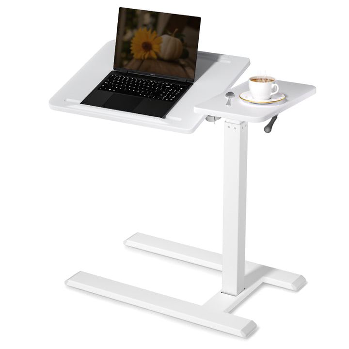 Adjustable Minimalist Desk – Space-Saving Flip Design with H-Shaped Legs