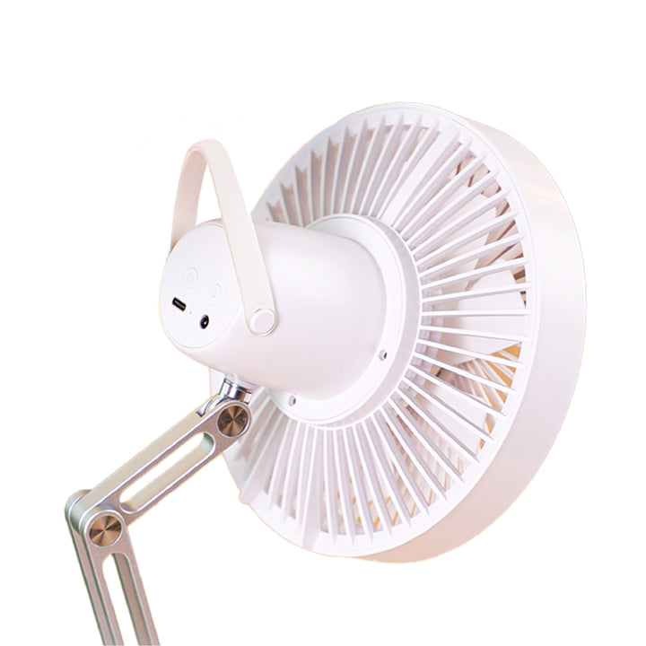 Portable Desk Fan Folded – Compact for Travel