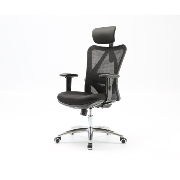Adjustable lumbar support ergonomic mesh chair – Furnitech-Lb
