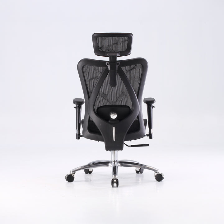 Black ergonomic chair with 3D armrests – Furnitech-Lb Lebanon