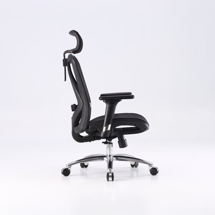 Adjustable lumbar support ergonomic mesh chair – Furnitech-Lb