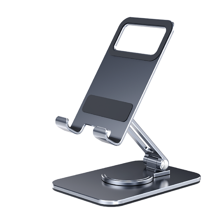 Aluminum desk stand for phone and tablet with anti-slip grip – Furnitech Lebanon